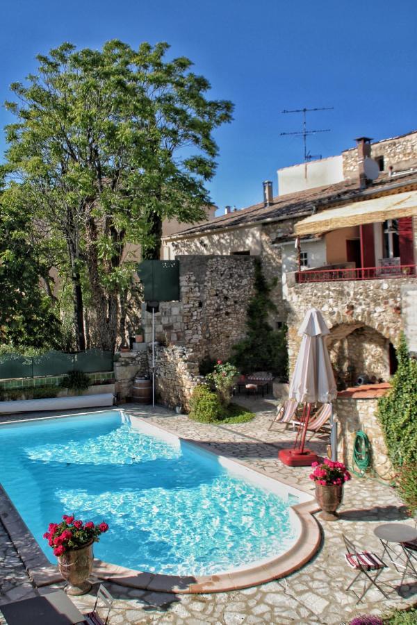 La Dolce Vita - Studio Dans Propriete Avec Piscine Montpeyroux  Dış mekan fotoğraf