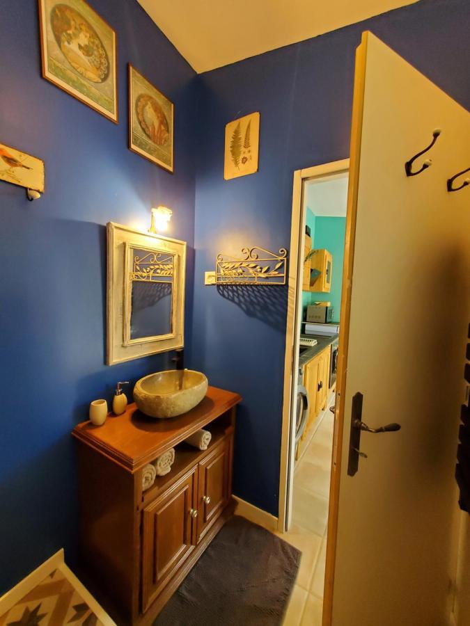 La Dolce Vita - Studio Dans Propriete Avec Piscine Montpeyroux  Dış mekan fotoğraf